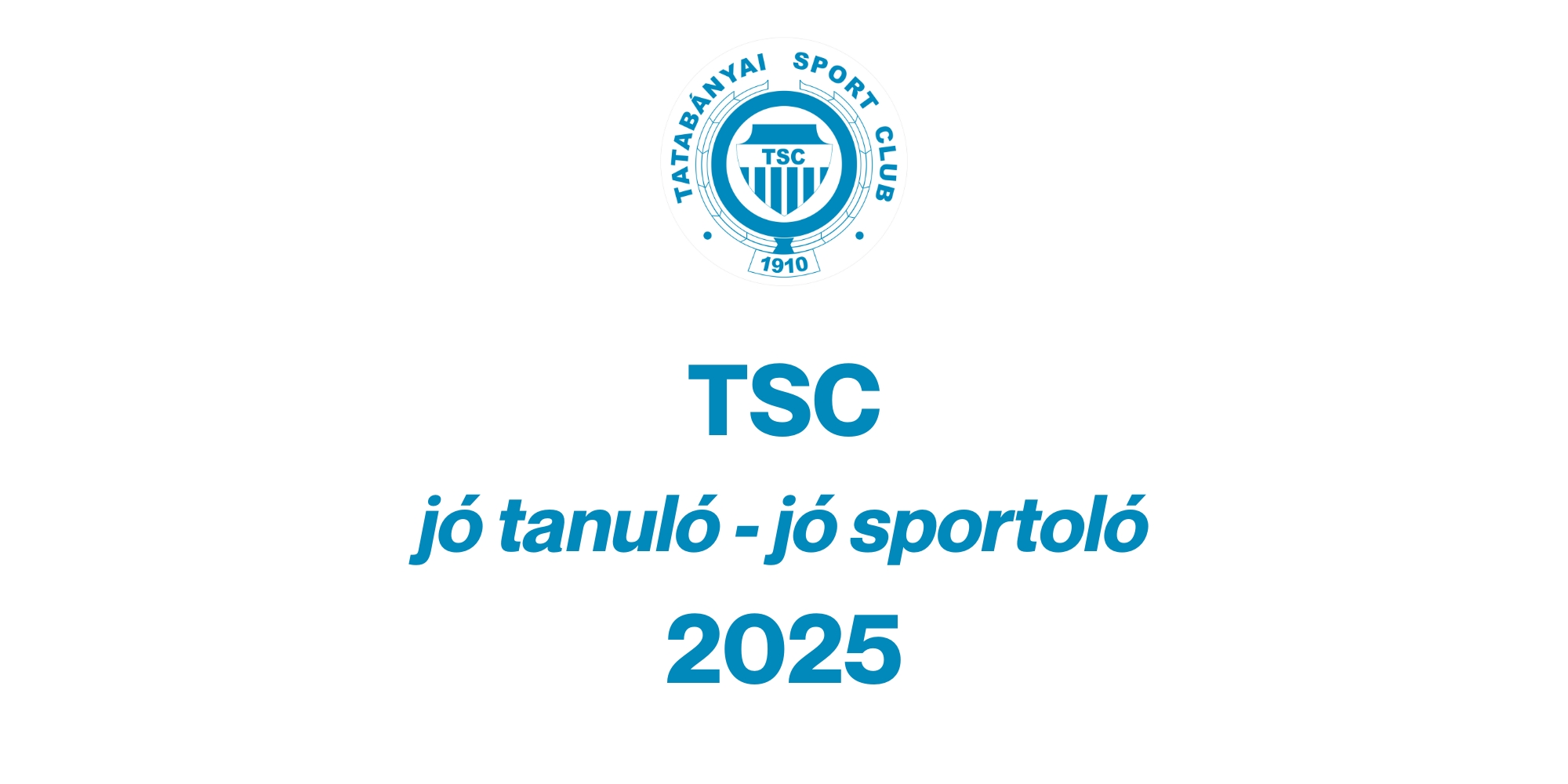 TSC jó tanuló-jó sportoló 2025